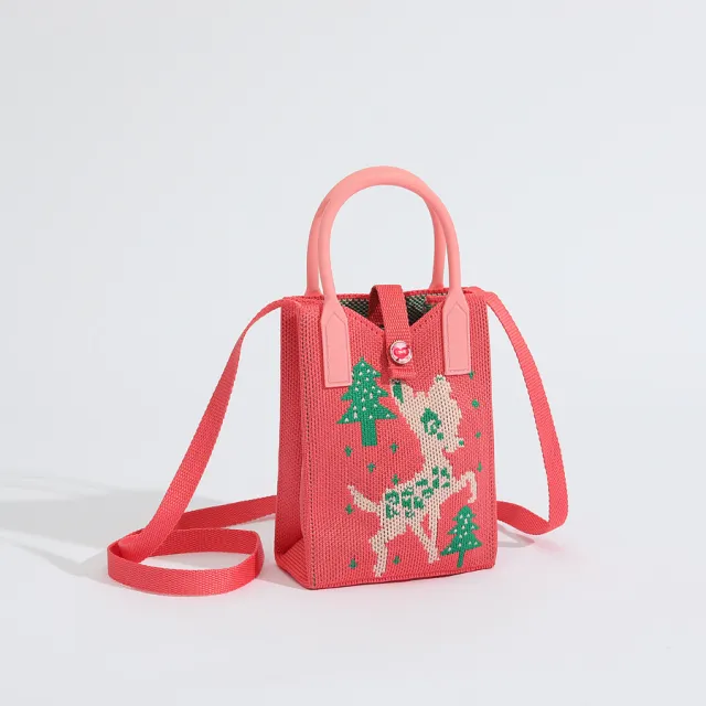Women's Shoulder Crossbody Portable Handbag Pink - Shop at LoveMi
