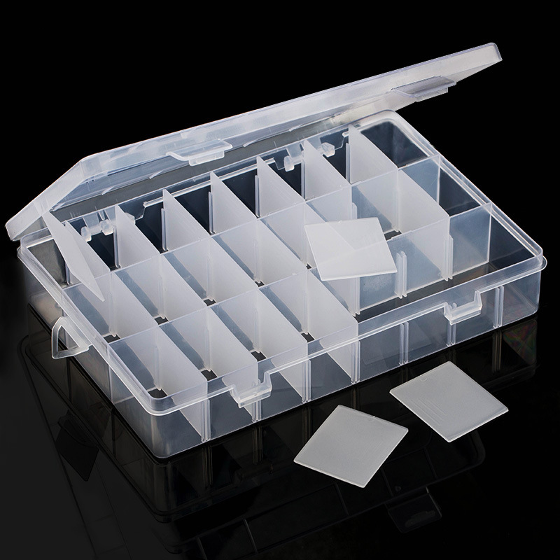 Simple Household Transparent Plastic Detachable Storage Box
