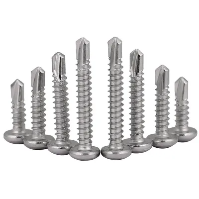 Stainless Steel Cross Recess Coiled Hair Drill Tail Screws