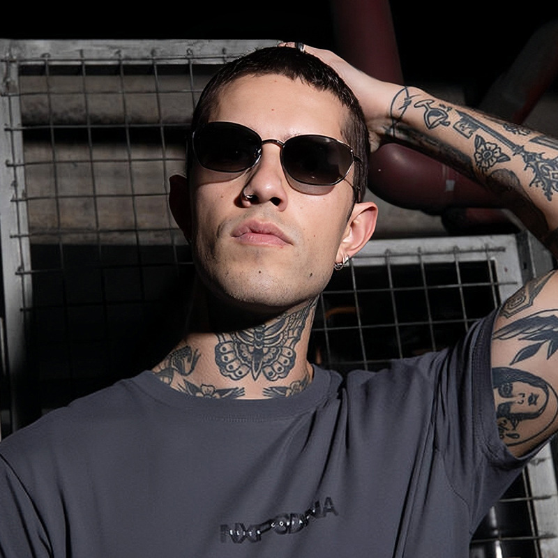 Small Face Metal Sunglasses For Women