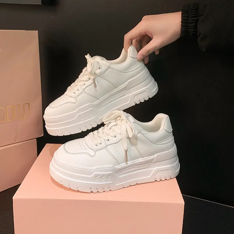 Platform Height Increasing Casual Lace Up Sports