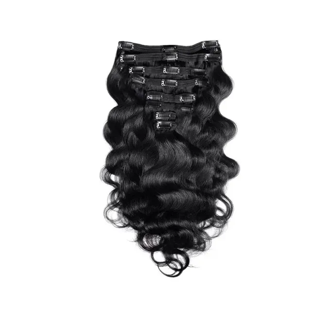 Real Hair Natural Black Real Hair Hair Extension Black - Shop at LoveMi