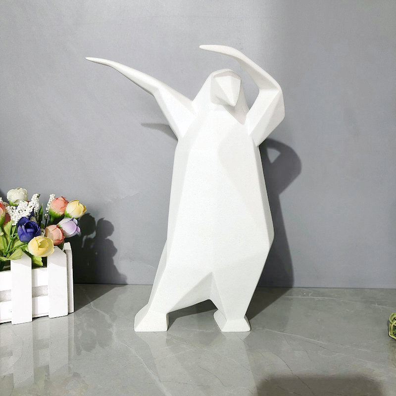 Penguin White 20X8x24.5cm