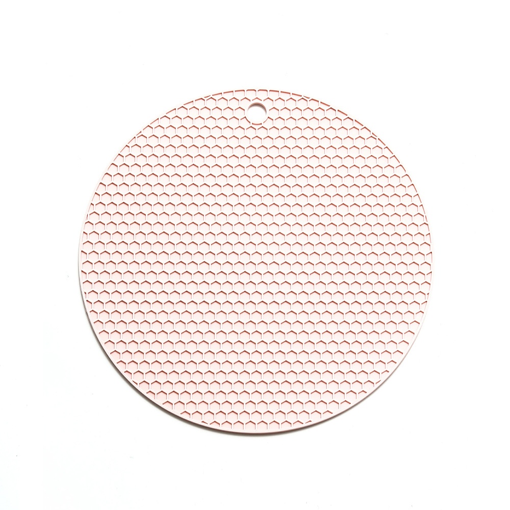 Pink Round Heat Proof Mat