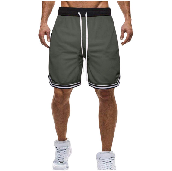 Mens Muscle-Building Fitness Running Training Sports Basketball Shorts