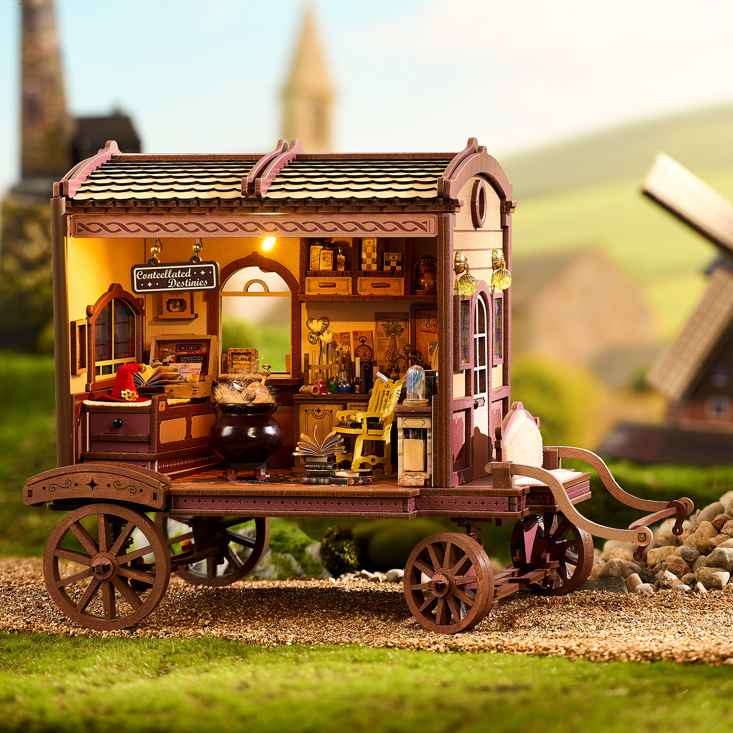 Carriage Cottage Magic Merchant Building Toy