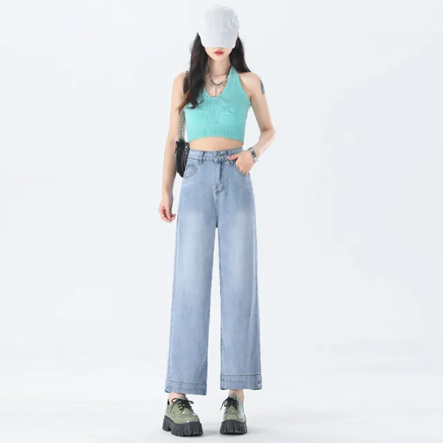 Lyocell Jeans Women's Summer Thin Blue - Shop at LoveMi
