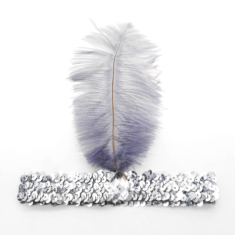 Indian Feather Headwear Silver