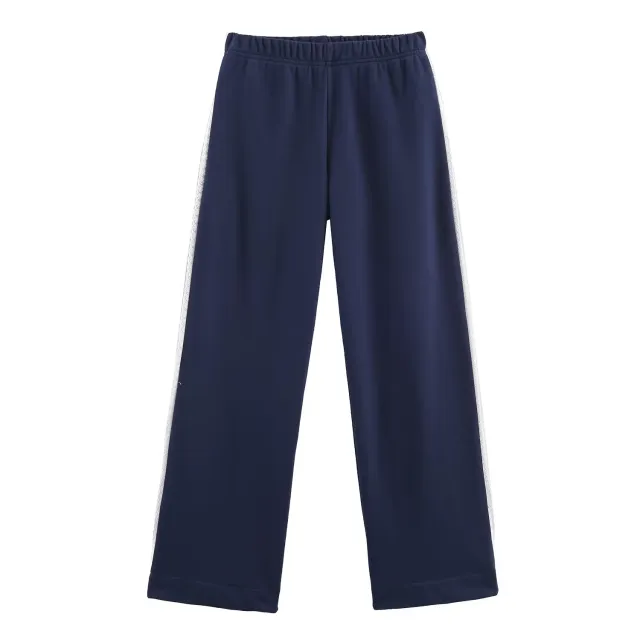 Women's Lace Loose Sweater And Wide Leg Flannel Pants Pants - Shop at LoveMi