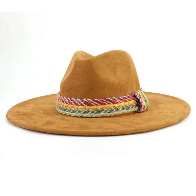 New Wide Brim Top Hat For Women Khaki - Shop at LoveMi
