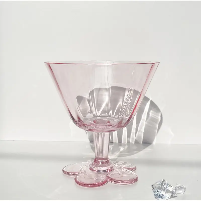 Niche Glass Goblet Crystal Girl Flower