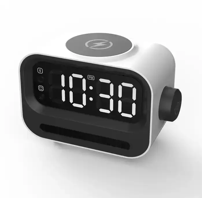 Atmosphere Light Digital Clock Alarm Clock Speaker Three-in-one