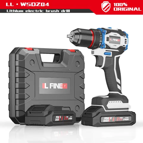 Brushless Electric Hand Drill Lithium Multifunctional Screwdriver Set 21