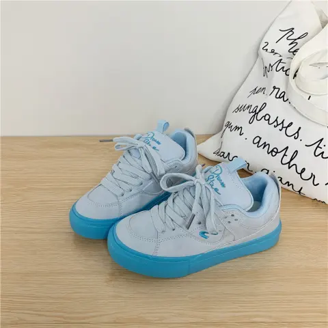 Versatile Thick Shoes Tongue Canvas for Women