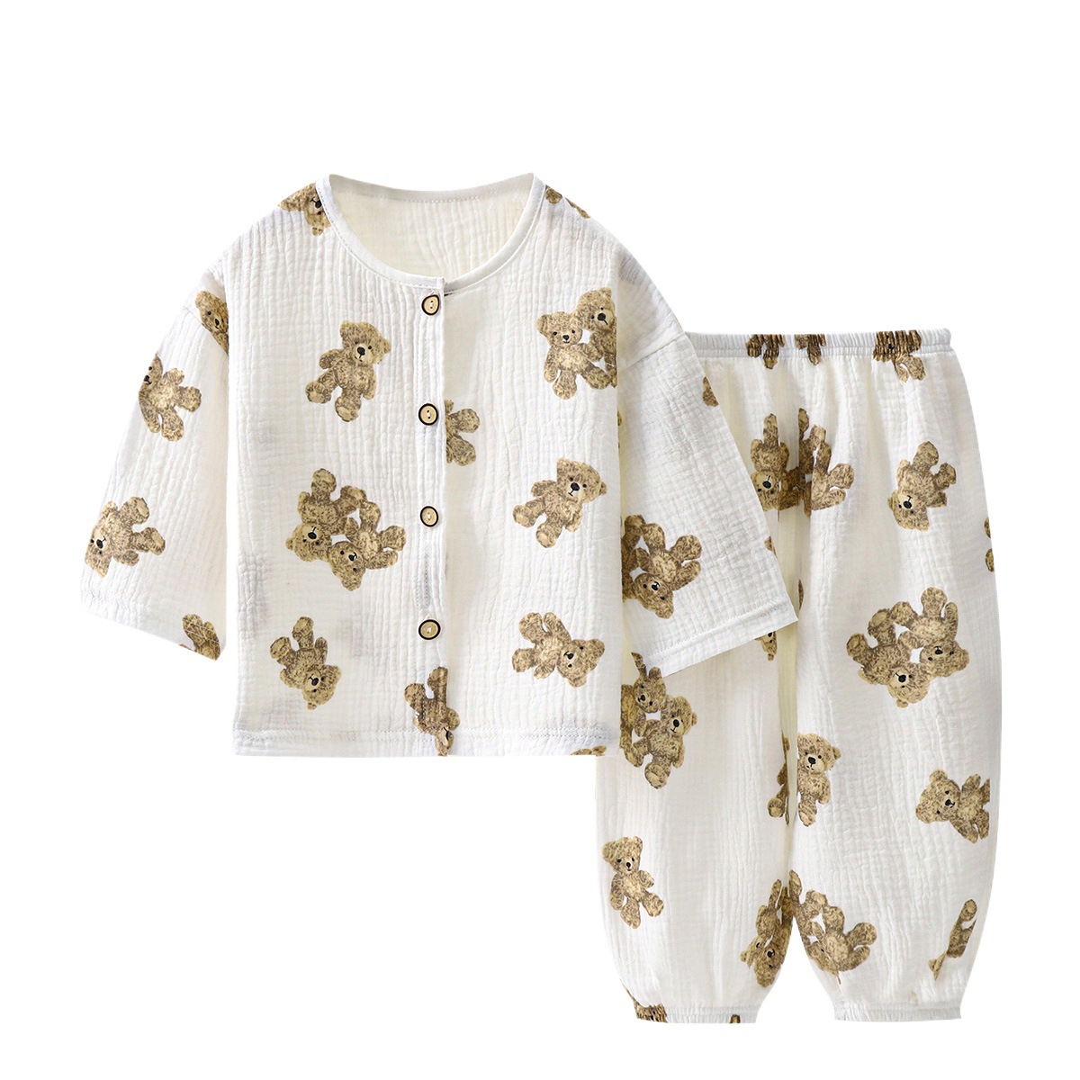 Boys Long-sleeve Cotton Top And Pants Set — foto 8