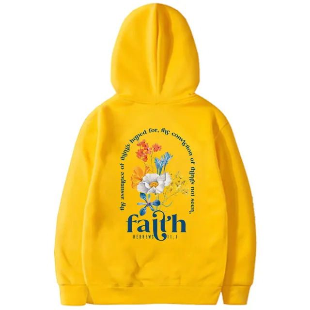 Women's Letter Print Pullover Sweater Yellow - Shop at LoveMi