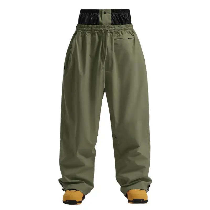New Loose Single-board Windproof Waterproof Breathable Wide-leg Work Pants