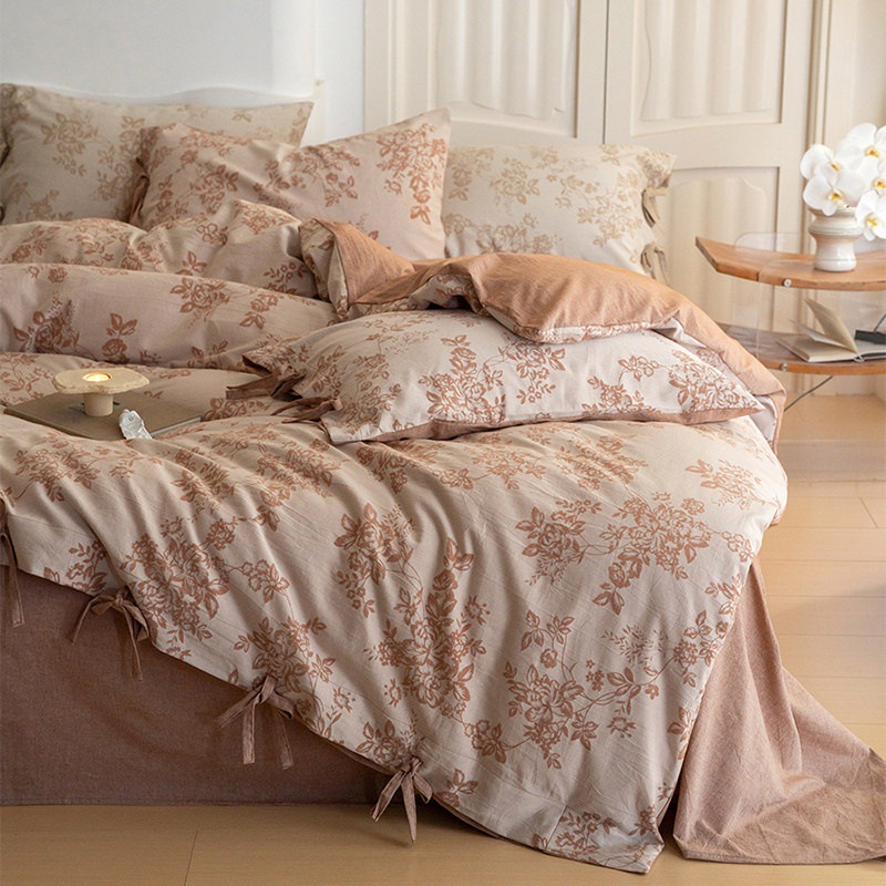 Jacquard Cotton Four-Piece Bedding Set