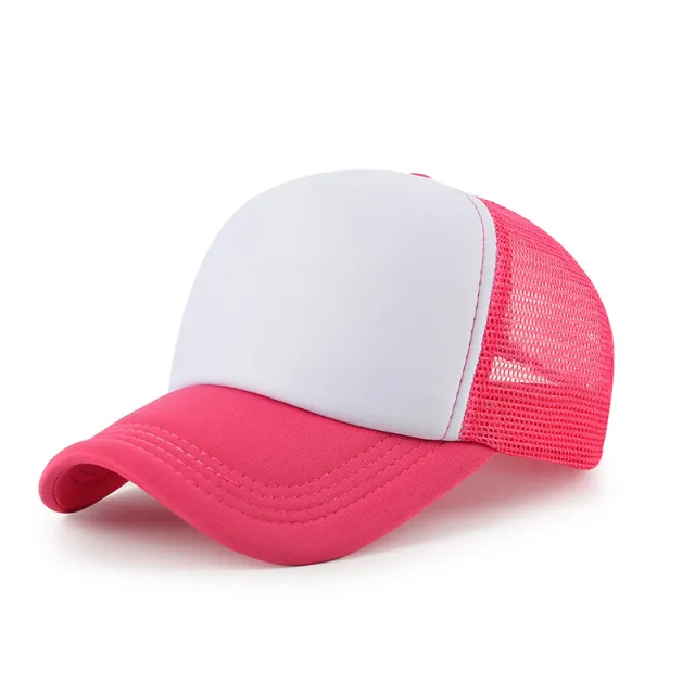 Fisherman Polyester Cotton Sunshade Peaked Baseball Cap Rose Red - Shop at LoveMi