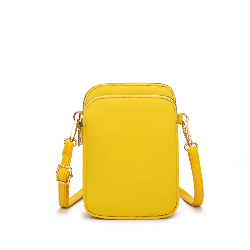 New Walking Mini Vertical Coin Purse - Yellow