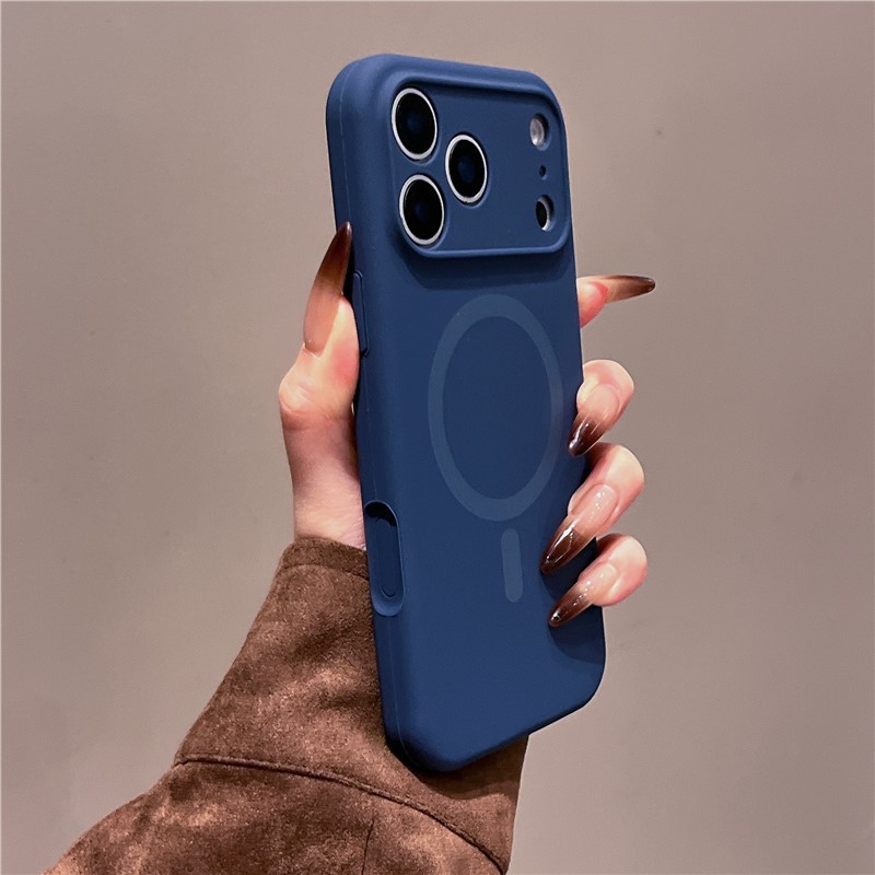 Liquid Silicone Skin-feel Magnetic Phone Case 3