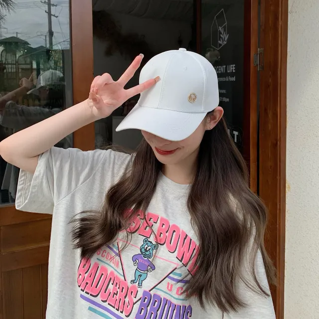 Summer Women's Cute Style Solid Color Sun Protection Hat White - Shop at LoveMi