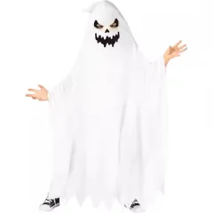 Halloween Ghost Face Pullover Cloak Play - Ghost - View 1
