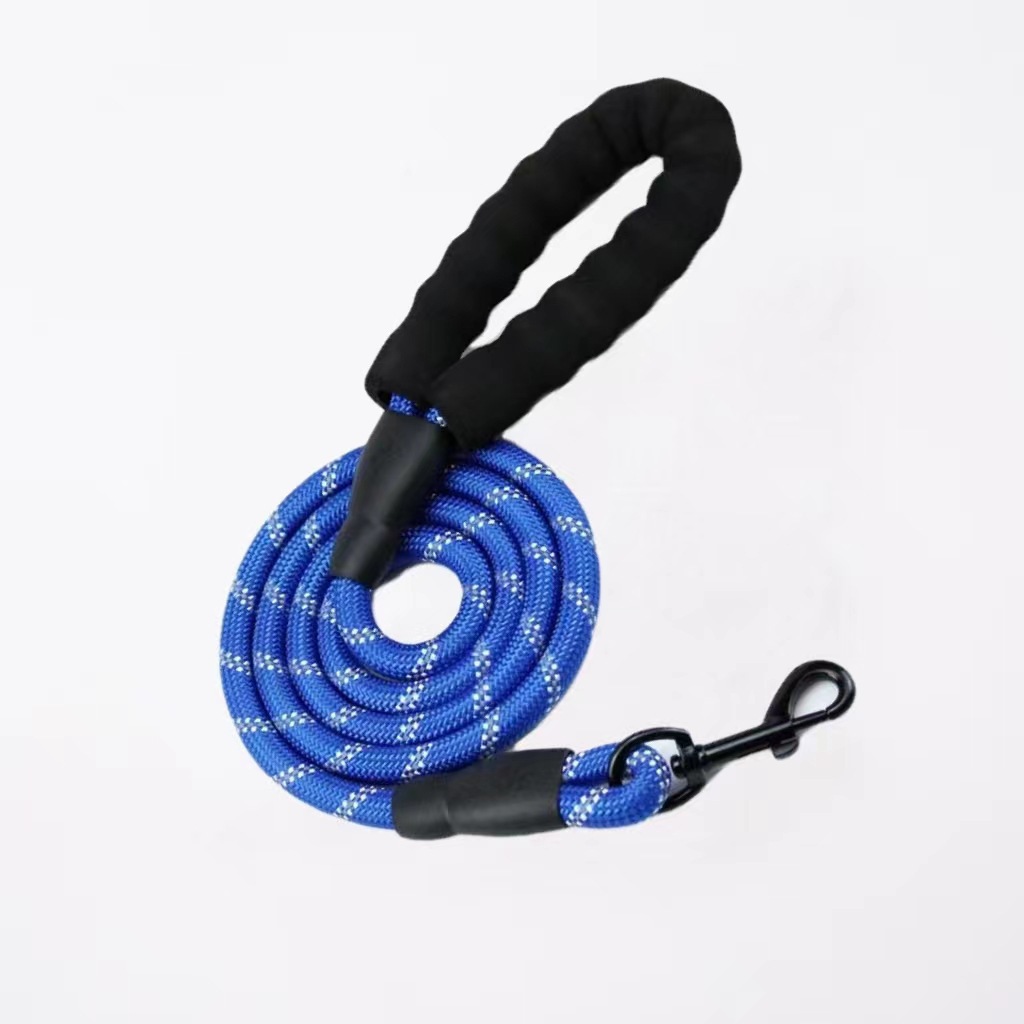 Anti-escape Reflective Pet Leash For Outdoor Use Blue 1.2MX0.8CM