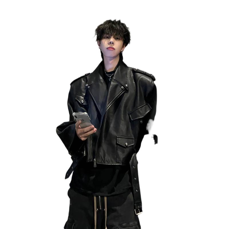 Faux Leather Jacket, picture 6 of 6