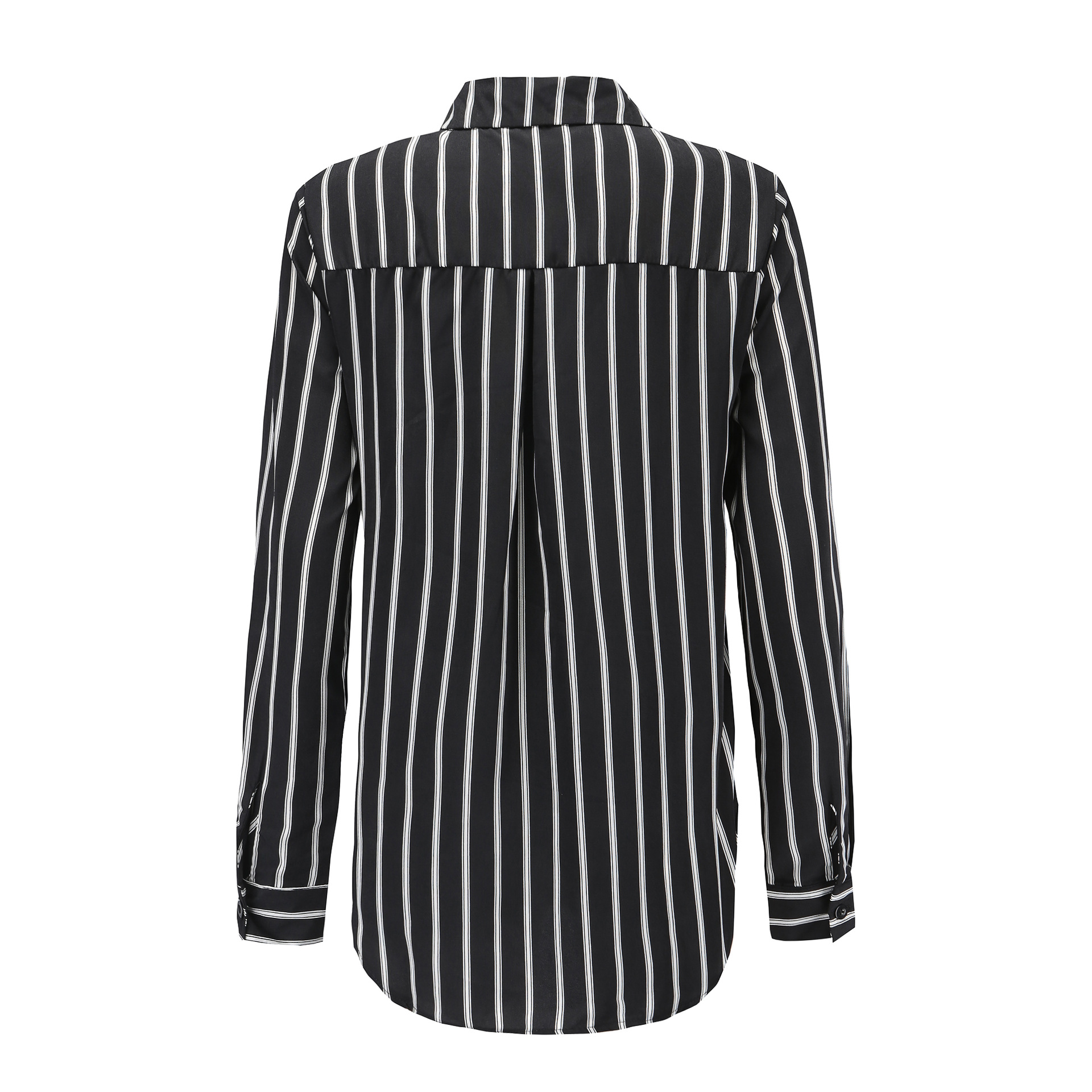 Title 21, Sexy vertical stripe shirt V-Neck long sleeve t...