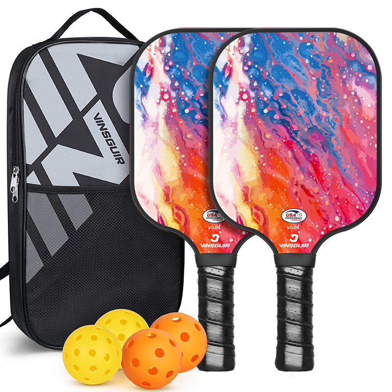 Pala de pickleball carbone — Raquette à nid d'abeille 16