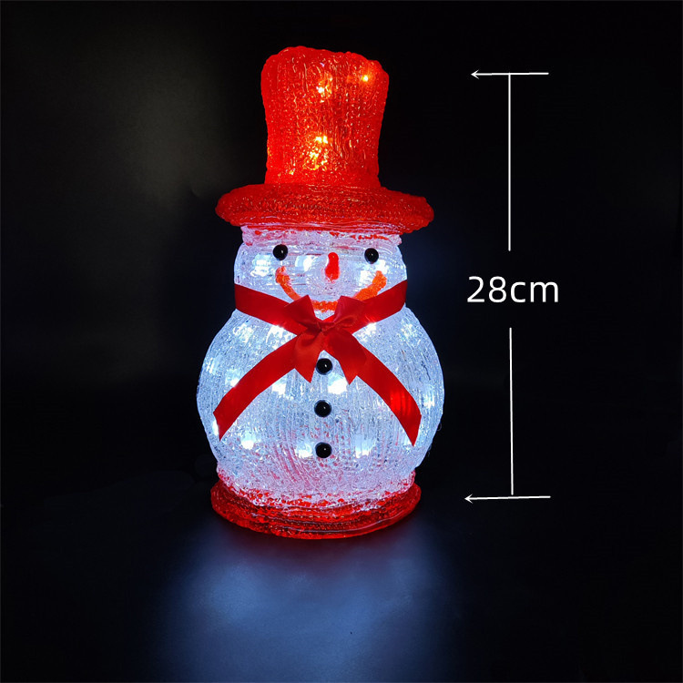 Red Hat Snowman 28cm