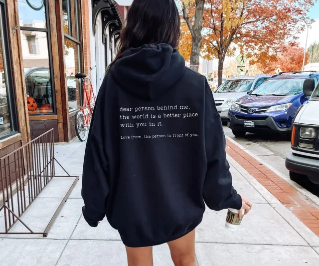 Every Thing Will Be Okay Creative Letter Hoody Female Casual Pocket Hoodie Fashion Loose Clothes Warm Comfortable Pullover Xxxxl - Shop at LoveMi