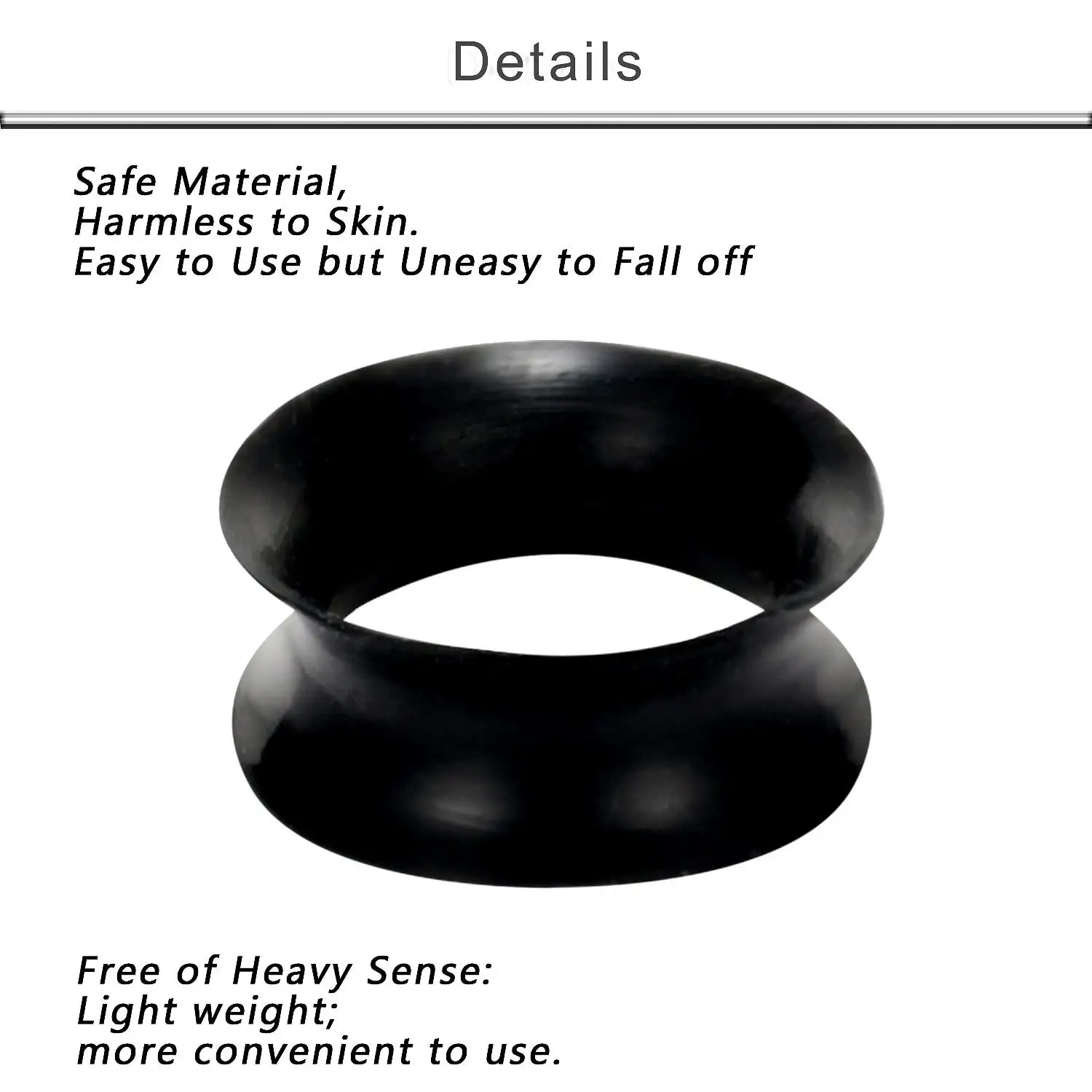Silicone Auricle Piercing Horn Ornament Combination Suit