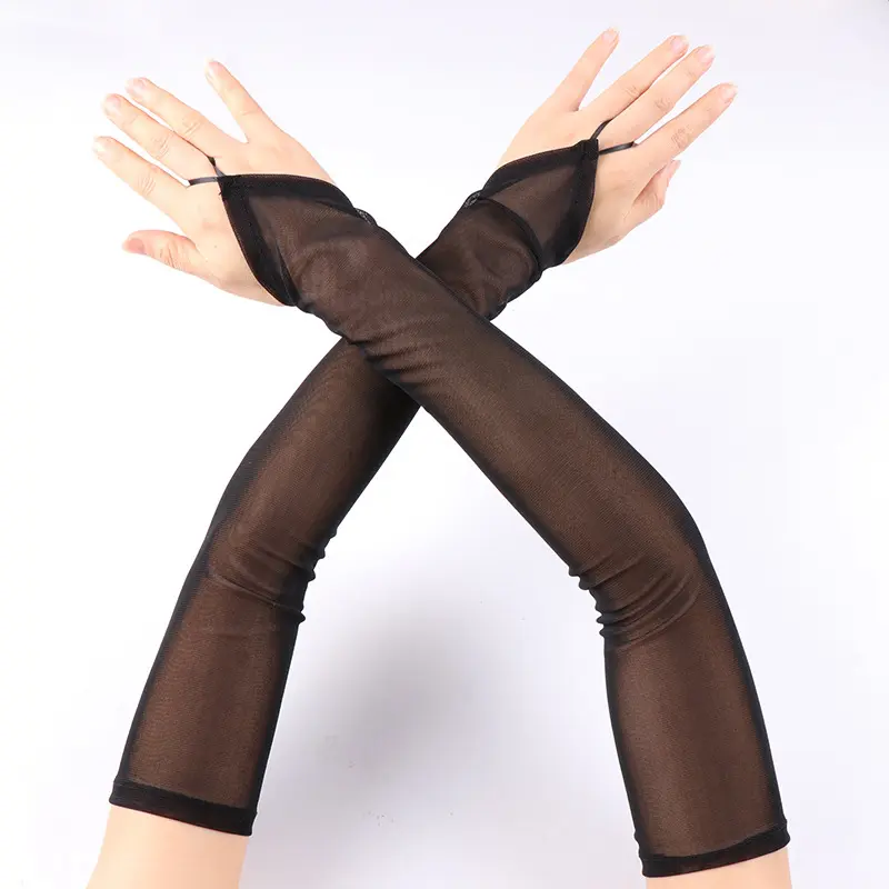 50CM Elastic Mesh Breathable Hanging Finger Sleeve