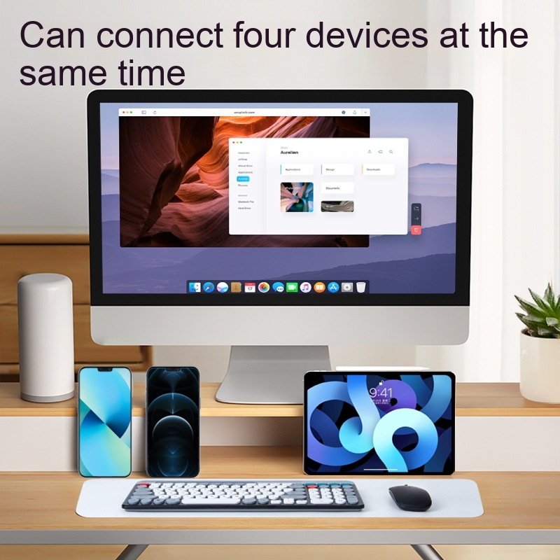 Trådløst Bluetooth-tastatur - Miniatyr 4