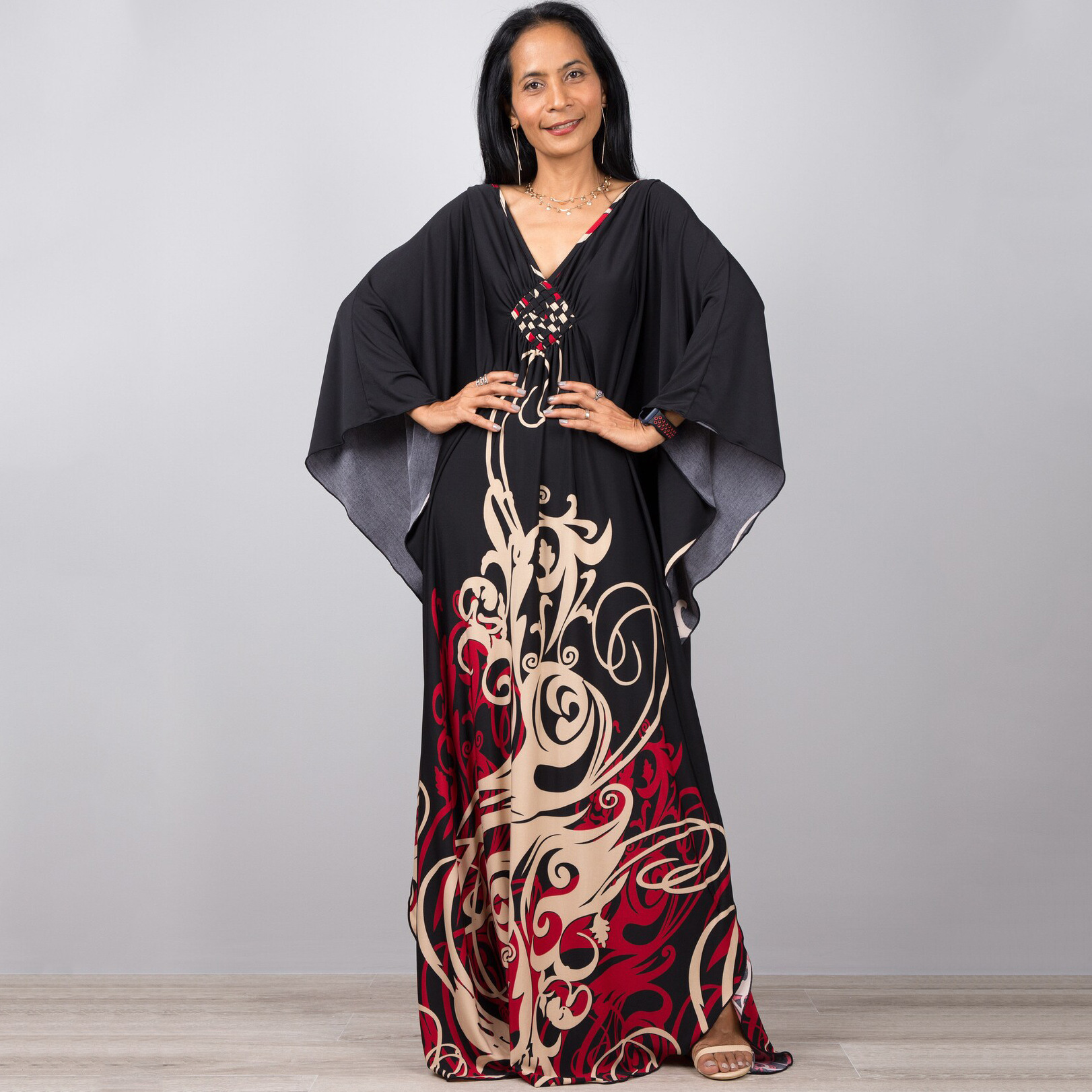 Beach Cover-up Robe Long Dress - Image 30