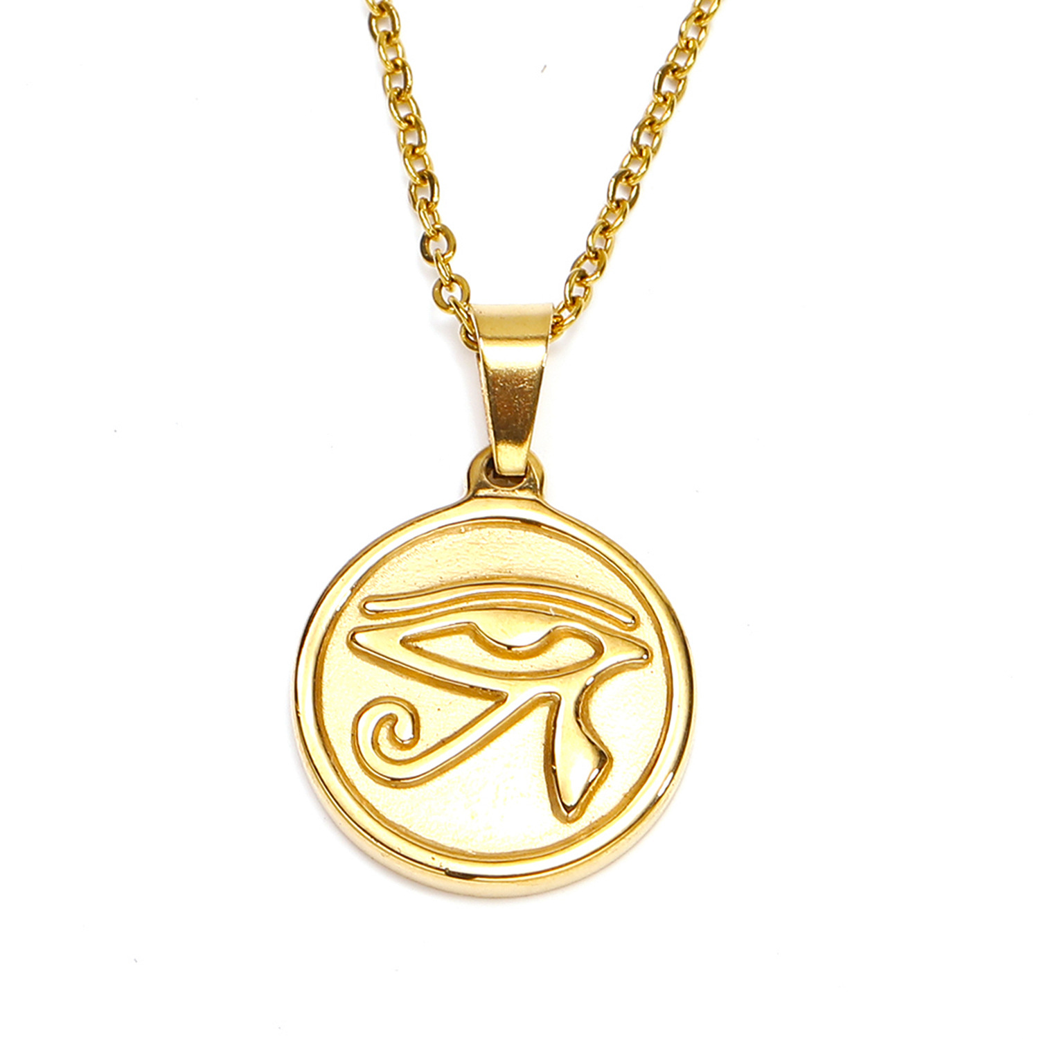 Personalized Vintage Coin Necklace for Women, Custom Antique Charm Pendant 4