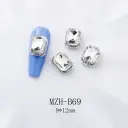 K9 Ultra-Shiny Flat-Back Rhinestones In White For Nail Art Decorations view 3