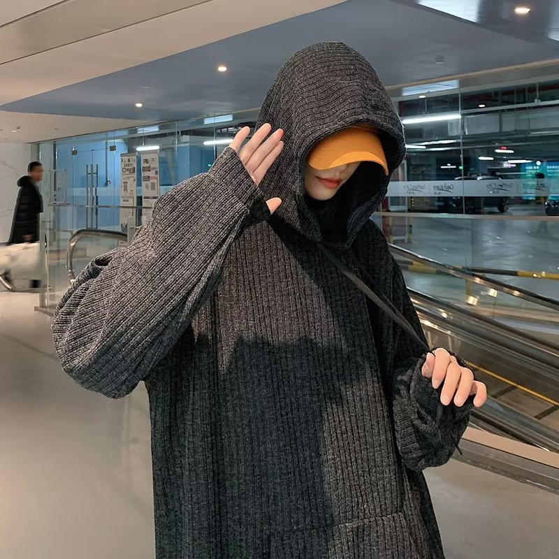 American Turtleneck Hooded Sweater Men