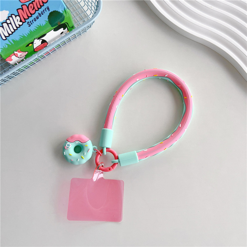 Donut Bracelet Soft Silicone Phone Case Hanging Ornament - Image 5