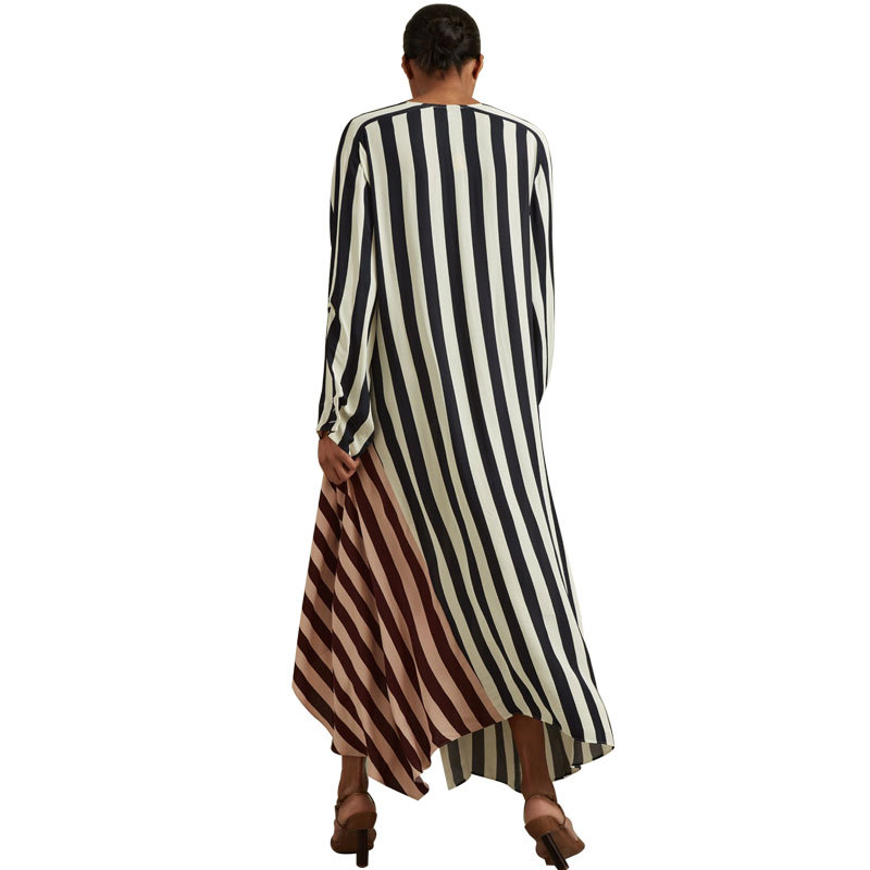 Loose Striped Dress Design Foreign Trade Casual Dress