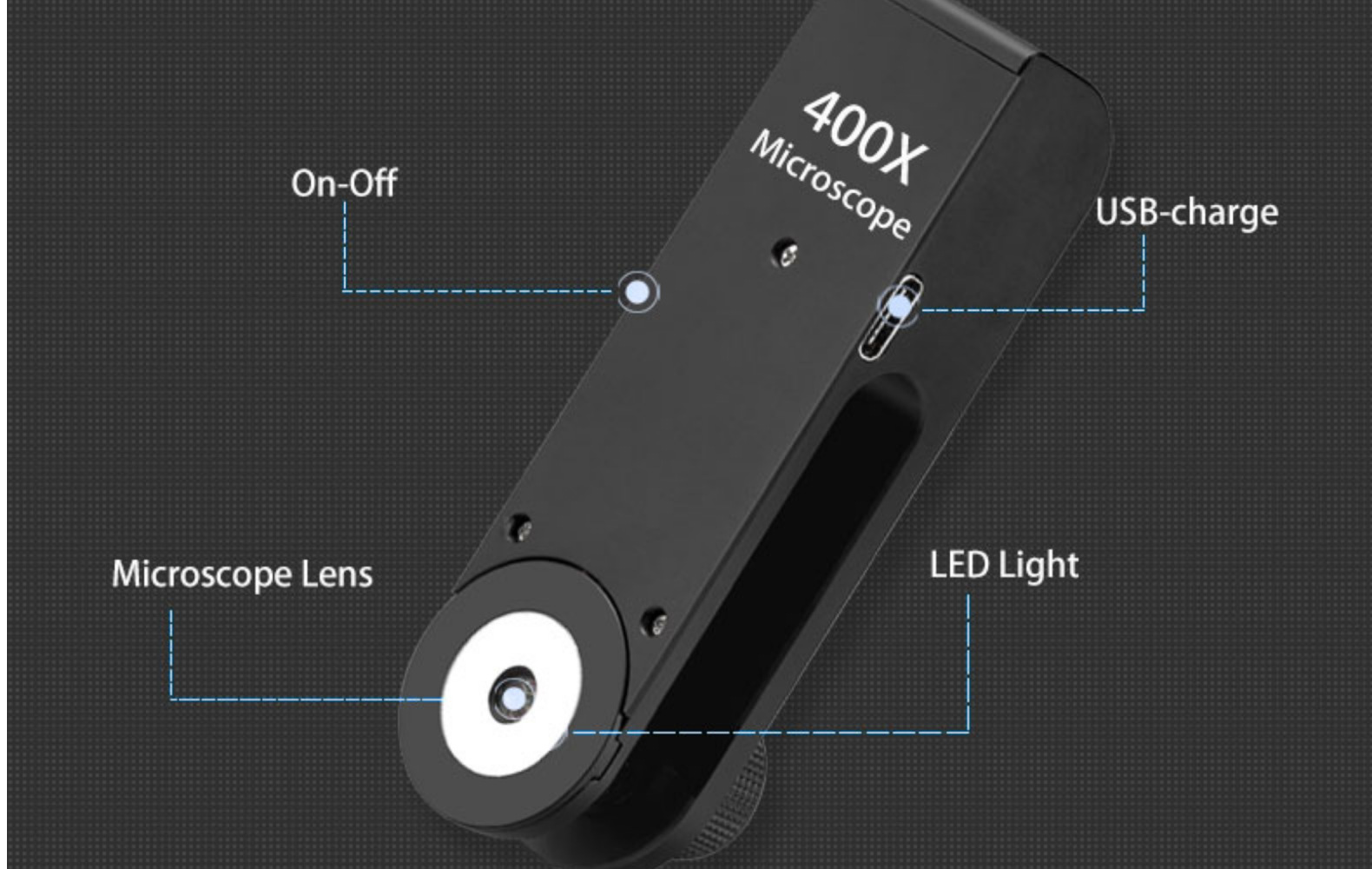 Title 4, High Definition 400x Mini Mobile Phone Microscope