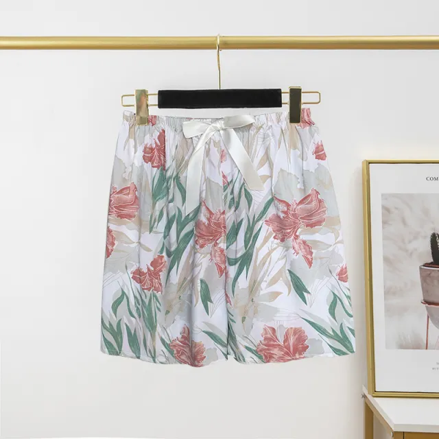 Women's Cotton Silk Pajama Pants Summer Thin Shorts Loose Casual 19Style Free Size - Shop at LoveMi
