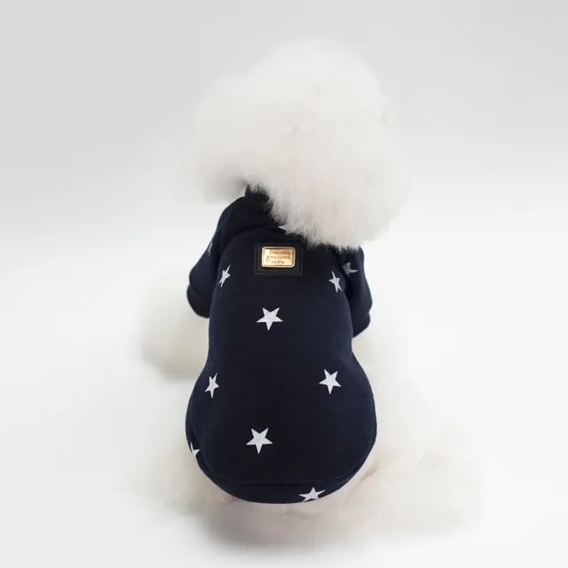 Pet Clothing Autumn Winter New Pullover Purplish Blue - Shop at LoveMi