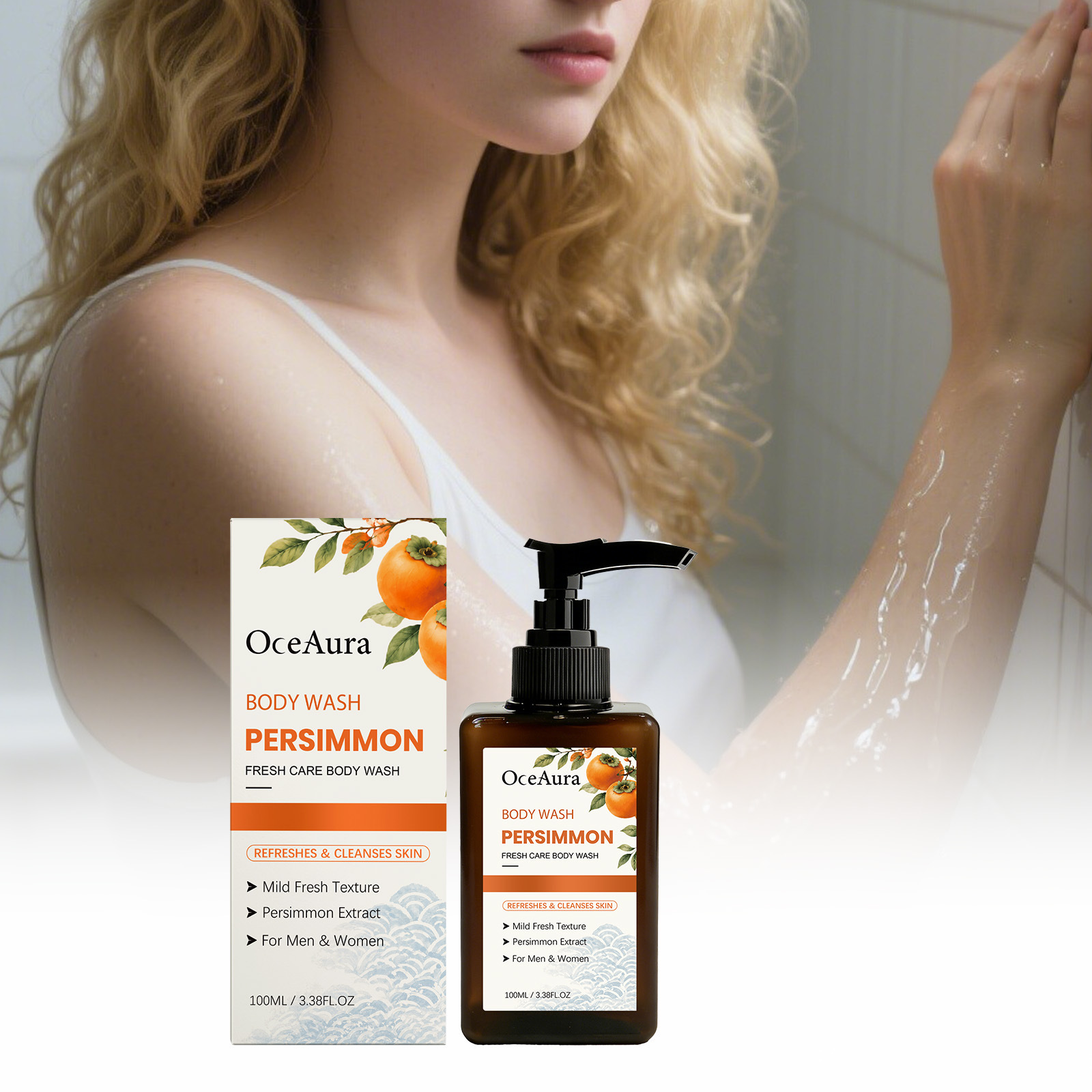 Persimmon Cleansing Body Wash Cleanses The Skin
