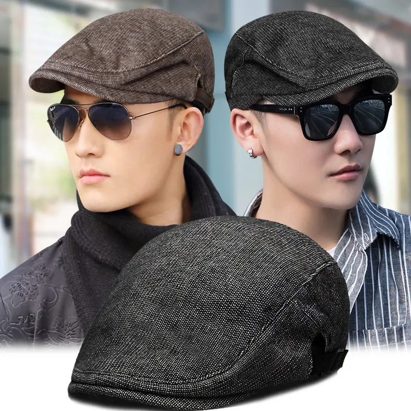 Spring, Autumn And Winter Pure Color Warm Keeping Cotton And Linen Breathable Be
