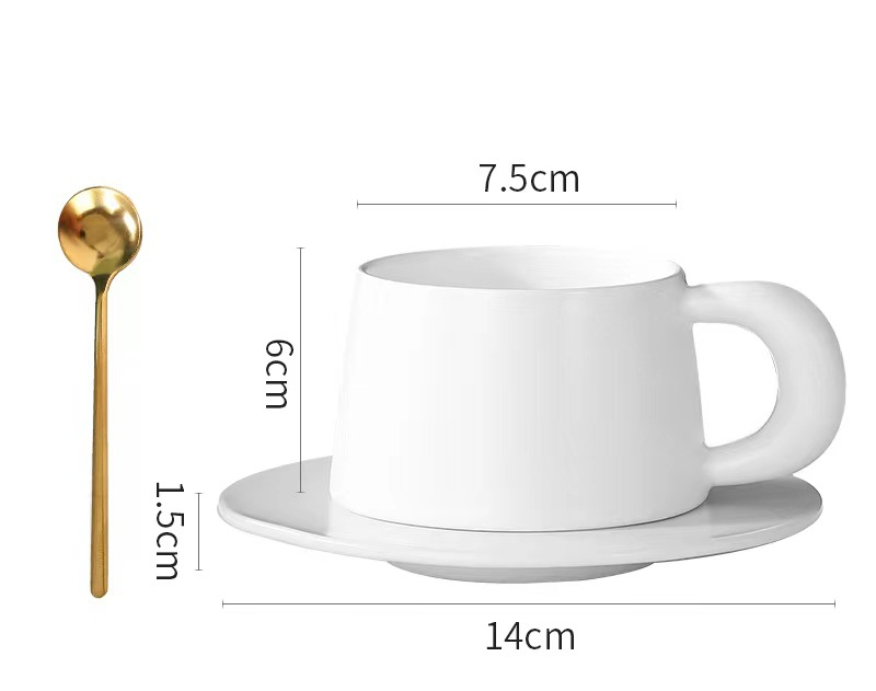 Cup And Saucer White