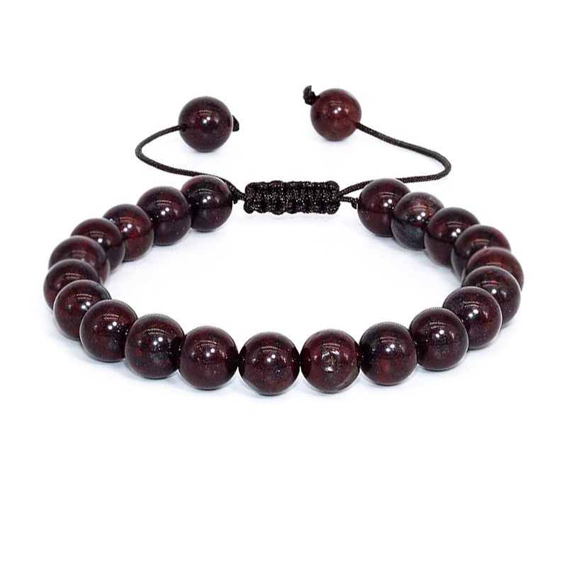 Natural Stone Agate Adjustable Bracelet