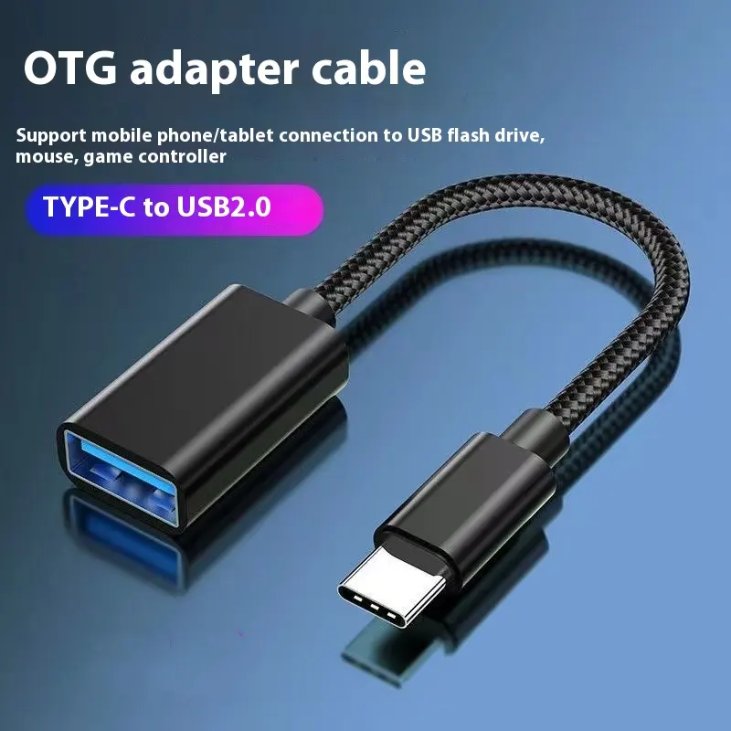 OTG USB Adapter Cable Phone Fast Charge